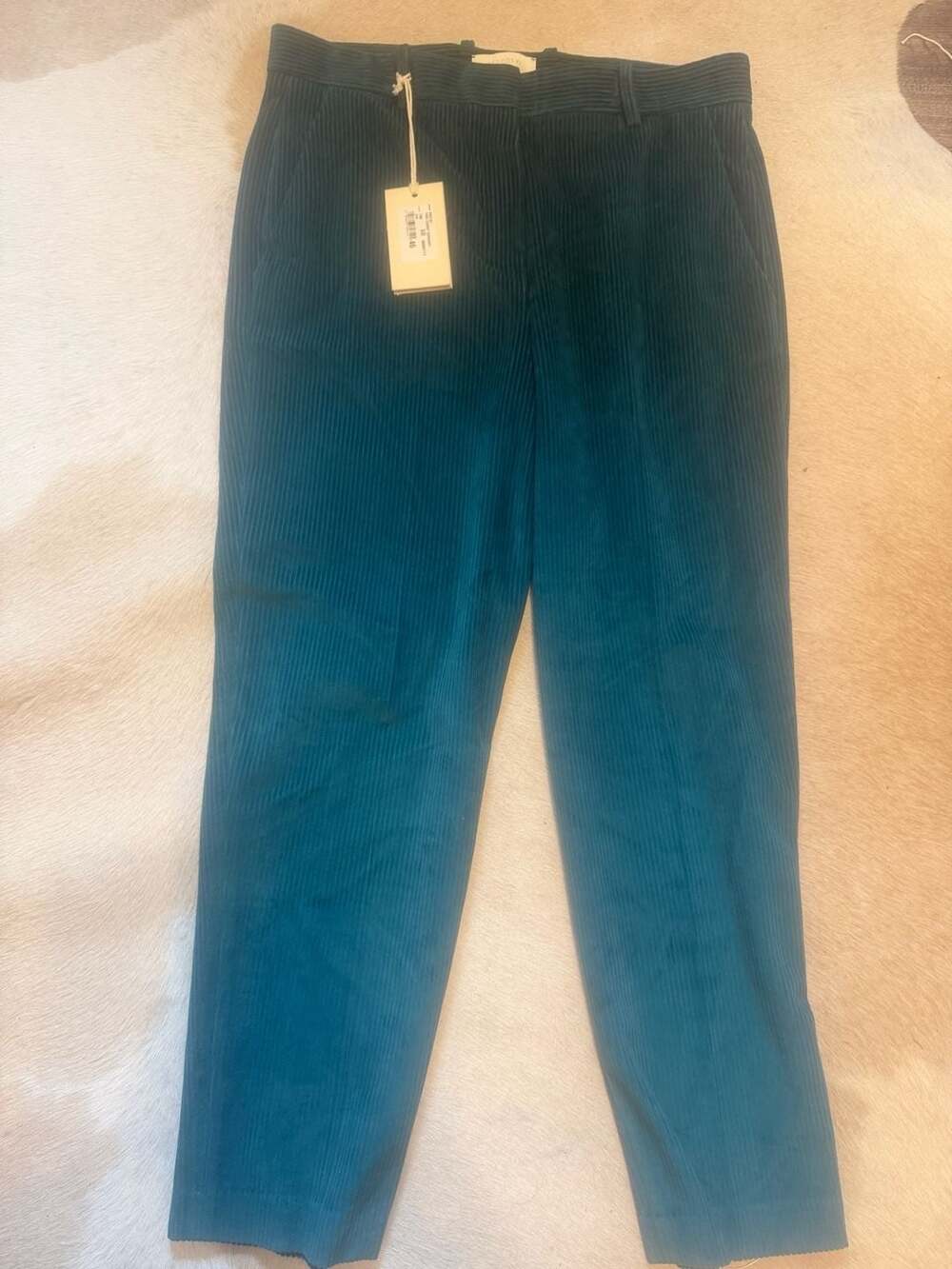 Circolo 1981 Pant Carrot Corduroy Pants - Pine